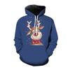 2021 Nuevo de Moda Dibujos Animados Navidad Moda Impresión Digital 3D Sudadera con Capucha Casual para Hombres y Mujeres