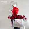 Espejo de Celebridad de Internet Inglés Bolsa Abrazo Cuadrada Impermeable Flor Flor Flor Flor Flor Bolsa Bolsa de Regalo Embalaje