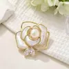 Broche de Nuevo Estilo Transfronterizo, Ramillete Colorido para Mujer, Alfiler Exquisito, Estilo Retro Europeo y Americano, Accesorio para Traje, Joyería Anti-Exposición