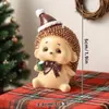 Pequenos Enfeites de Natal Micro Paisagem Desenho Animado Fofo Papai Noel Árvore de Natal Animais Decoração Enfeites Presentes de Natal