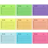 Notas Adhesivas de Planificación de Color Fluorescente de Venta Caliente Transfronteriza Bloc de Notas Multicolor Oficina Bloc de Notas Diseño Personalizado