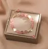 Pulsera de Cristal de Fresa y Cristal Pixiu para Mujer Edición Conmemorativa del Zodiaco Cuerda Roja Trenzada Regalo para Mejor Amiga