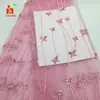 Bordado de lentejuelas vestido nuevo vestido bordado de mariposa tela punto tela bordada con cuentas