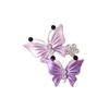 Qiwei exquisito diamante mariposa accesorios diy funda para teléfono móvil accesorios para bolsa de vapor accesorios de aleación
