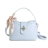 Shuai Mijia 2026 Nuevo Estilo Coreano Bolso Cubo de Gran Capacidad Bolso de Mano Casual Versátil Bolso de Hombro de Color Sólido Bolso Cruzado