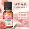 Han Ji Damasco Aceite Esencial Orgánico de Rosa Hidratante Reafirmante Antiarrugas Calmante Masaje Facial Corporal Aceite Esencial Vegetal