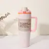 Bestseller transfronterizo: Taza con asa estilo Ouala, taza térmica de acero inoxidable 304, botella de agua deportiva de gran capacidad estilo dopamina