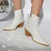 Botas de cuero de invierno y otoño para mujer talla grande con tacón alto, talla 44, tacón grueso, botas de corte bajo Shopee Amazon, talla de mujer 46 botas de montar