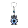 Llavero de aleación transfronterizo Colgante Ojo del Diablo Colgante de Búho Accesorios Llavero Joyería Creativa