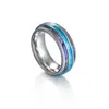 Venta Caliente Transfronteriza de Amazon Joyería de Acero de Titanio con Forma de Concha Anillo de Acero Inoxidable para Hombre Joyería de Fábrica Venta al por Mayor