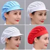 Gorra de comida gorra de trabajo transpirable gorra de malla para mujer a prueba de polvo Taller Cocina a prueba de aceite a prueba de humo gorra de chef pedido de fábrica de catering
