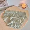 "Cream Girl" Japonês de secagem rápida Ice Silk Calcinha Verão Traceless Meninas Cintura Média Fina Lace Briefs