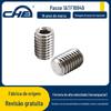 Parafusos sextavados de aço inoxidável 304 Parafusos de fixação de extremidade plana de aço carbono galvanizado preto Parafusos não padronizados