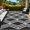 E-commerce Transfronteiriço Tapete de Pátio de Jardim Tapete Decorativo para Jardinagem Dobrável Dupla Utilização Tapete Externo para RV Tapete Tecido de PP