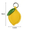 Llavero de Piel de Fruta Estilo Ins Manzana Limón Piña Melocotón Colgante Decoración de Bolsa Fábrica Mayorista en Stock
