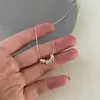 Collar Sencillo de Perlas para Mujer Estilo Frío de Ins Diseño de Nicho Elegante Cadena para Clavícula Cadena de Collar de Perlas Pequeñas de Alta Calidad