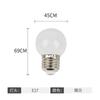 Burbuja de color LED transfronteriza G45 bola decorativa exterior bola letrero de luces bola de luz de color decorativa festiva