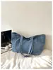 Jeans Grande Capacidade Versátil Ins Bolsa de Ombro Único Sob o Braço 2026 Novo Estilo Coreano Bolsa Casual Bolsa Tote Bolsa Feminina Tendência