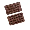 Molde de jabón frío hecho a mano Jane beauty spot 24 rosas caja de regalo amor silicona molde de chocolate molde de caramelo de leche