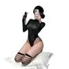 Lencería coqueta nocturna, uniforme tentador sexy para pechos pequeños, set de bondage SM, conjunto de uniforme para dormir, envío directo