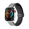 Adequado para Huawei Watch Padrão Cavalo Maluco Fit3 Adesivo de Silicone Couro Genuíno Fivela Dobrável Magnética Pulseira de Relógio Fit4Pro Negócios
