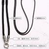 Hebilla Ajustable de Plata de Ley 925 Colgante Individual Doble Colgante Cadena de Marca Buda Tailandés Colgante Cadena Colgante Cordón Collar para Hombres y Mujeres