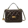 Bolsa Pequeña de Bordado de Diamantes para Mujer 2026 Nueva Moda Versátil Bolso Cruzado con Cadena Bolso de Mano Exquisito Súper Popular Bolsa Cuadrada Pequeña