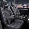 Dr. Cojín para Asiento de Coche Jie Universal Cuatro Estaciones Cuero Funda de Asiento Todo Incluido Ventilado y Transpirable Cojín Protector para Asiento de Coche