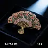 Broche de Mariposa de Diamantes de Colores, Broche de Pájaro de Diseño Simple de Alta Gama, Accesorios de Ropa para Mujer, Broche de Joyería para Corsage