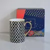 Taza de Café de Porcelana de Hueso Estilo Palacio Europeo Transfronterizo, Taza de Cerámica para el Hogar, Recuerdo de Boda, Regalo Conmemorativo