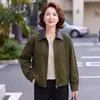 Chaqueta de moda transfronteriza para mujer, nuevo diseño elegante para 2026, primavera y otoño, adelgazante, adecuada para mediana edad y personas mayores, corte ajustado, talla grande, chaqueta versátil