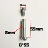 Ruedas de Maleta 6mm-8mm Remache Tornillo Dedicado Varilla de Unión Rueda de Estuche Reparación de Equipaje Remache de Reemplazo