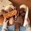 Lindas pantuflas de algodón con forma de cucaracha para perrito para mujer, otoño e invierno, pantuflas cálidas peludas antideslizantes de interior para pareja para hombre
