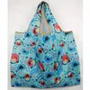 2025 Nueva Bolsa de Compras Plegable Tela Floral Portátil Poliéster Tote Bolsa de Almacenamiento Gran Capacidad Bolsa para la Compra del Supermercado Venta al por Mayor