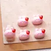 Celebridad de Internet Conejo Fresa Dibujos Animados Accesorios para Uñas Lindo Estéreo Piruleta Helado Accesorios para Uñas Pegamento de Crema DIY