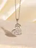 Collar Europeo y Americano Nuevo Estilo Hueco de Amor para Mujer Colgante en Forma de Corazón Chapado en Cobre y Oro Diseño de Nicho Joyería Transfronteriza de Gama Alta