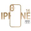 Funda para iPhone 16 Pro Max Adecuada con Película Protectora de Lente Integrada, Funda Protectora Anticaídas para iPhone 15 y 14, Antihuellas