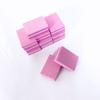 Esponja de Lixa de Unha Eva Lavável em Formato de Tofu Dupla Face para Usar, Bloco Polidor Mini Quadrado Colorido