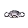 22X9.4Mm 1.1g Color Plata Antigua Comercio Exterior Accesorios DIY Venta Directa de Fábrica Conector Ovalado