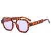 Novos Óculos de Sol Quadrados de Lente Dupla para Mulheres, Lentes Marinhas Personalizadas Retrô, Óculos da Moda, Óculos de Sol Tendência de Celebridade da Internet para Fotografia de Rua para Homens