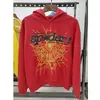 Blockbuster original de comercio exterior 450G chalecos acolchados de terciopelo para pastel sudadera con estampado de araña de espuma sudaderas Sp5der