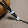 Cordón de Cadena para Cuello Tejido a Mano para Colgante de Paz, Colgante de Jade, Ámbar y Colgante de Jadeíta, Adecuado para Hombres y Mujeres