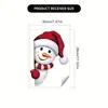 Pegatina Traviesa de Santa Claus Navidad Dormitorio Sala de Estar Supermercado Ventana Pegatina Película Transparente Electrostática de PVC