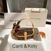 Bolsa tipo baguette con bordado pesado estilo chino para dropshipping, nueva colección Otoño e Invierno 2025, bolsa de alta gama para el hombro, venta al por mayor