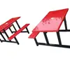 Mesa y sillas de patio Mesa y sillas de comedor para exteriores Conveniente para insertar sombrillas Entrada de tienda Entrada de supermercado Parque de atracciones Mesa integrada Mesa de postres y taburetes