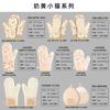 Guantes de cocina para hornear en casa, guantes de horno de alta temperatura de silicona, oso lindo, guantes para microondas, venta al por mayor