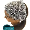 Diadema de ala ancha para el pelo transfronteriza, nuevo tocado de perlas, pañuelo para la cabeza hueco, gorro, accesorios para el cabello de celebridad de TikTok, venta al por mayor