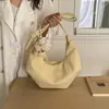 Bolsa Plissada Casual Retrô Feminina 2026 Nova Leve Versátil Bolsa Transversal Super Quente Nicho Bolsa de Ombro Único Bolsa de Axila