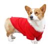 Teste de prova de lote de suéter de animal de estimação de cor sólida personalizado para gato/cachorro pequeno com logotipo personalizado impresso fabricantes