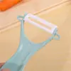 Pelador Multifuncional de Cocina Cuchillo para Frutas Pelador de Patatas Rascador para Pelar Melón y Frutas Pelador de Cuchilla Cerámica